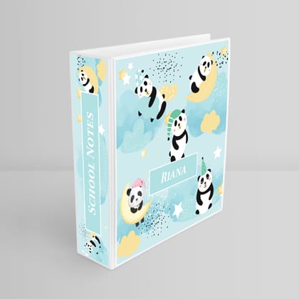Lil Forest Friends Binder File (kids)-Pandas