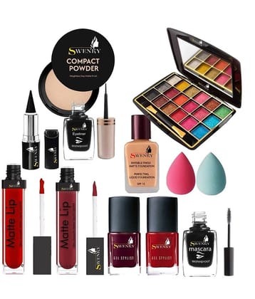 Swenky Multipurpose Makeup Kit For Women (Pack of 12)