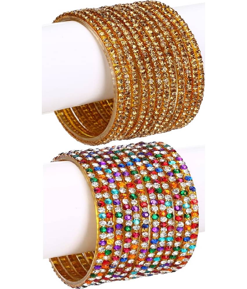 Somil Designer Wedding Fancy Glass Bangle Set For Party, Marriage, Function And Daily Use