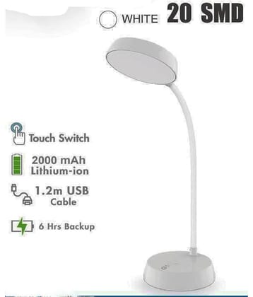 FIRSTLIKE White Table Lamp ( Pack of 1 )