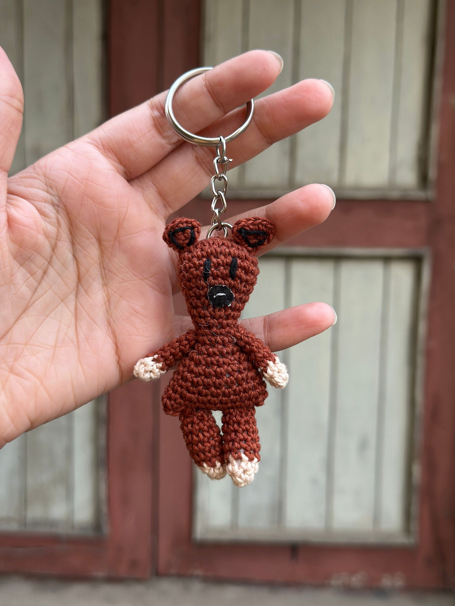 Mr bean’s teddy keychain