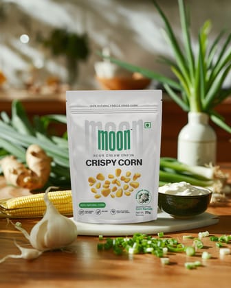Moon Sour Cream Onion Crispy Corn, 20 gm