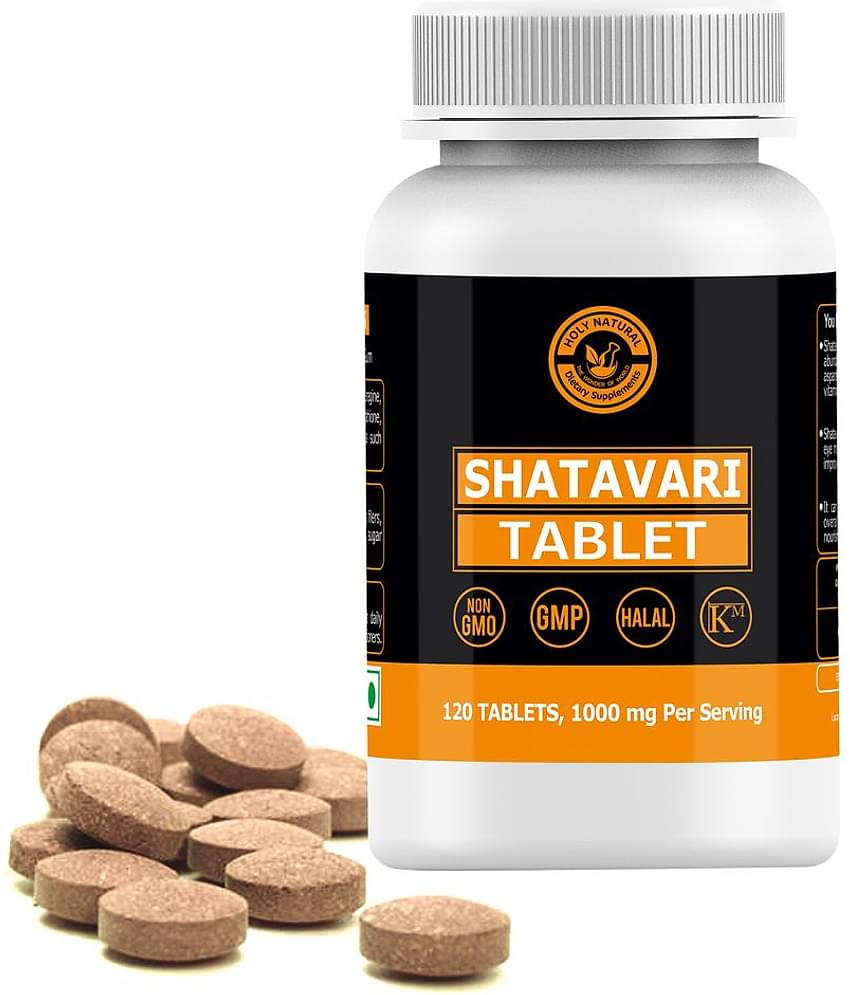 Holy Natural Shatavari Tablet (1000 Mg Per Serving) - Tablet 120 No.S