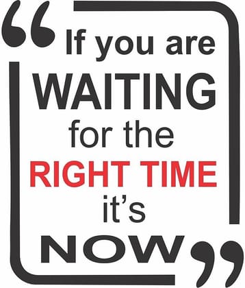 Asmi Collection Motivational Quotes Wall Sticker ( 48 x 40 cms )