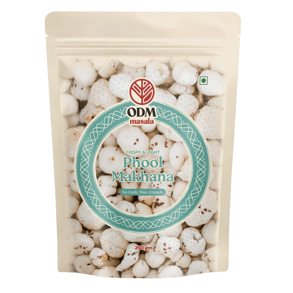 ODM Masala Makhana 6.5+ Suta Handpicked (Phool Makhana / Fox Nuts) - Jumbo