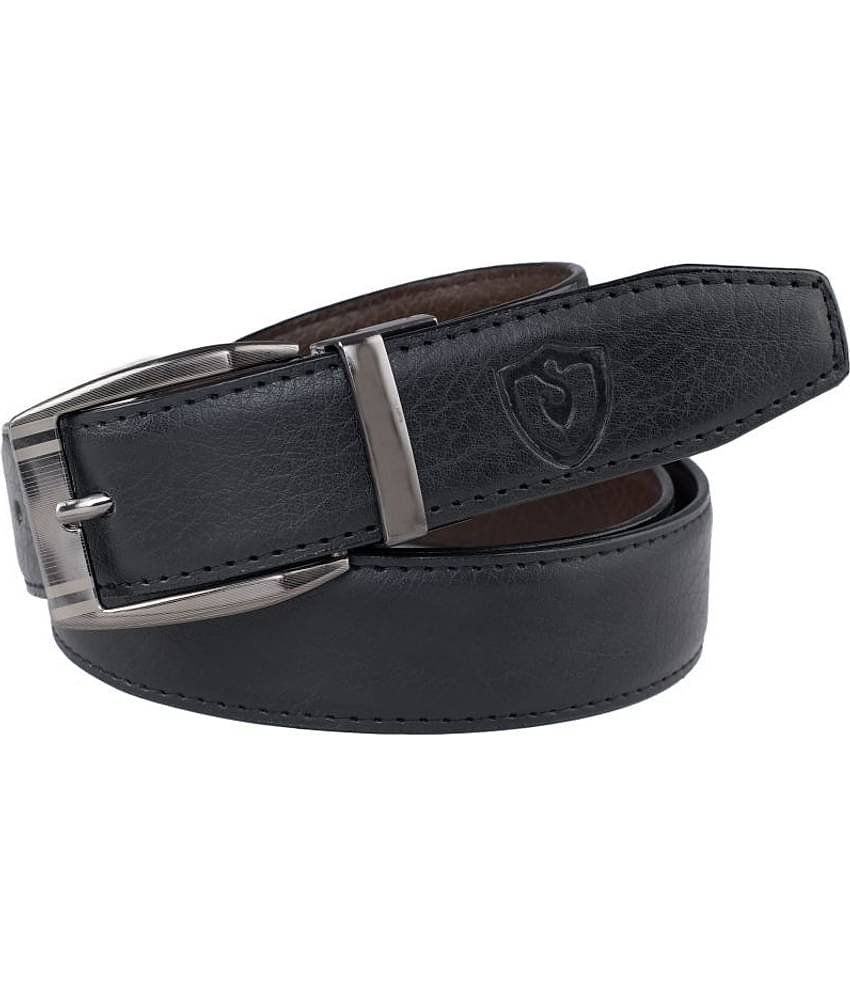 Keviv Black Leather Casual Belt