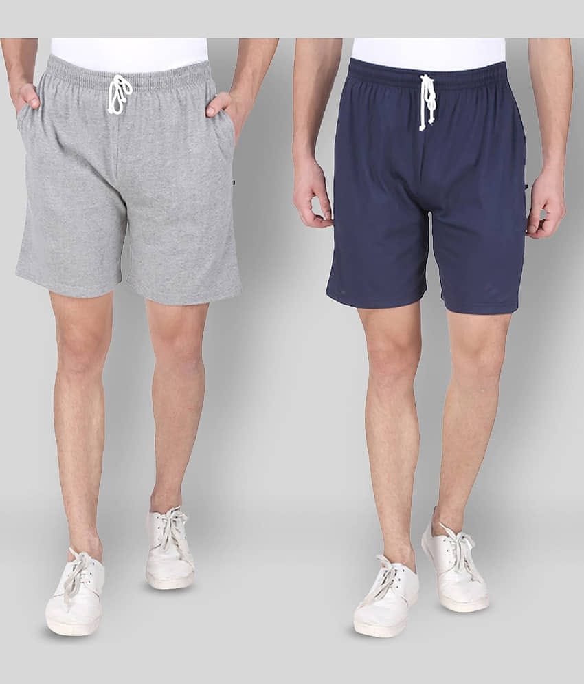 Neo Garments - Multi Cotton Men's Shorts ( Pack of 2 )