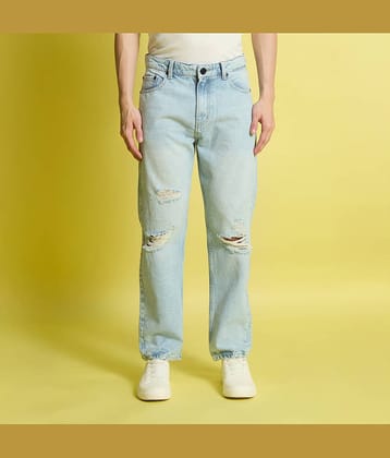 Bene Kleed Relaxed Distressed Men's Jeans - Blue ( Pack of 1 )