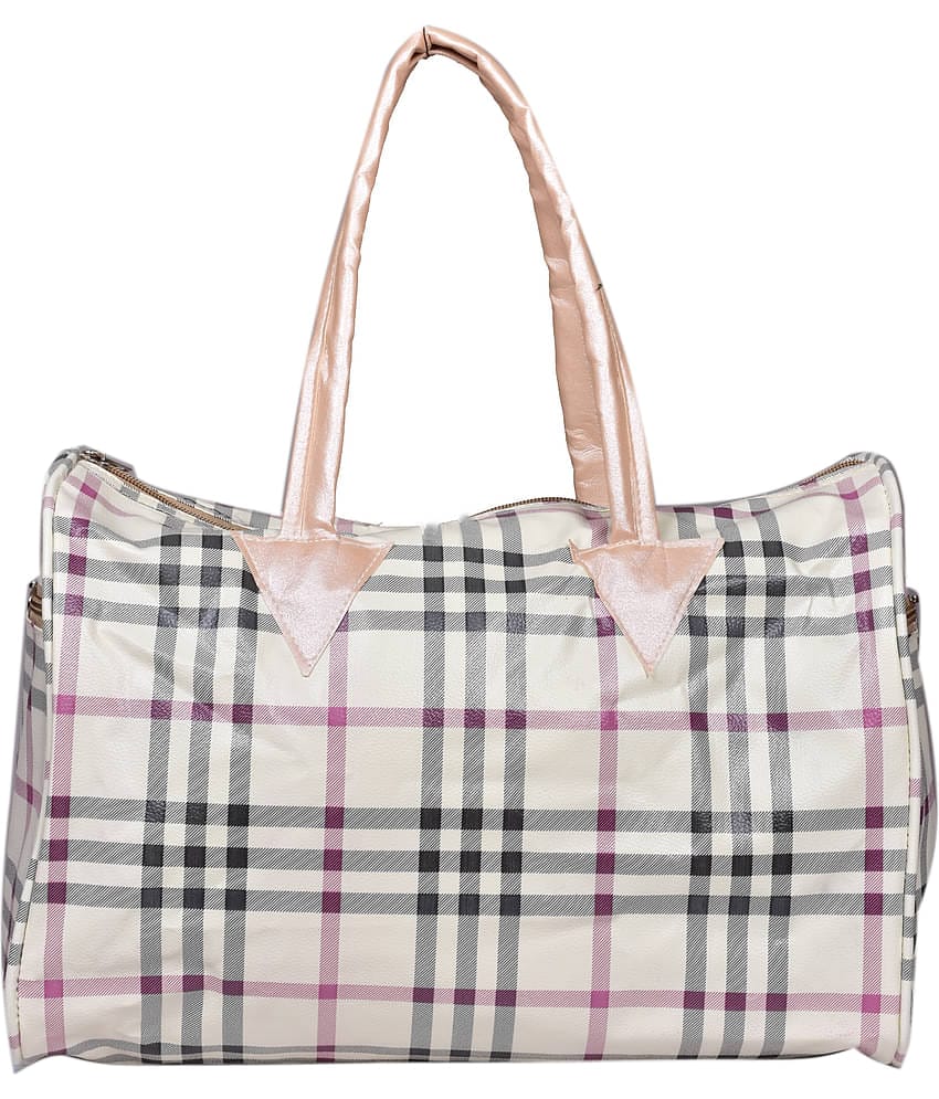 SUNESH CREATION Handheld Canvas Set of 1 ( White )