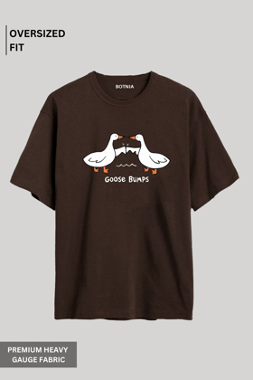 Goose Bumps- Oversized T-shirt-XS