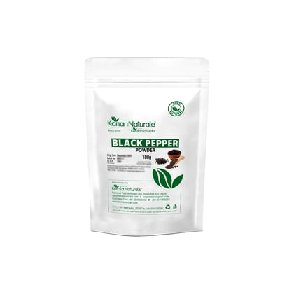 Kanan Naturale Black Pepper Powder 200gm ( 100 gm x 2 Packs )  by Kerala Naturals