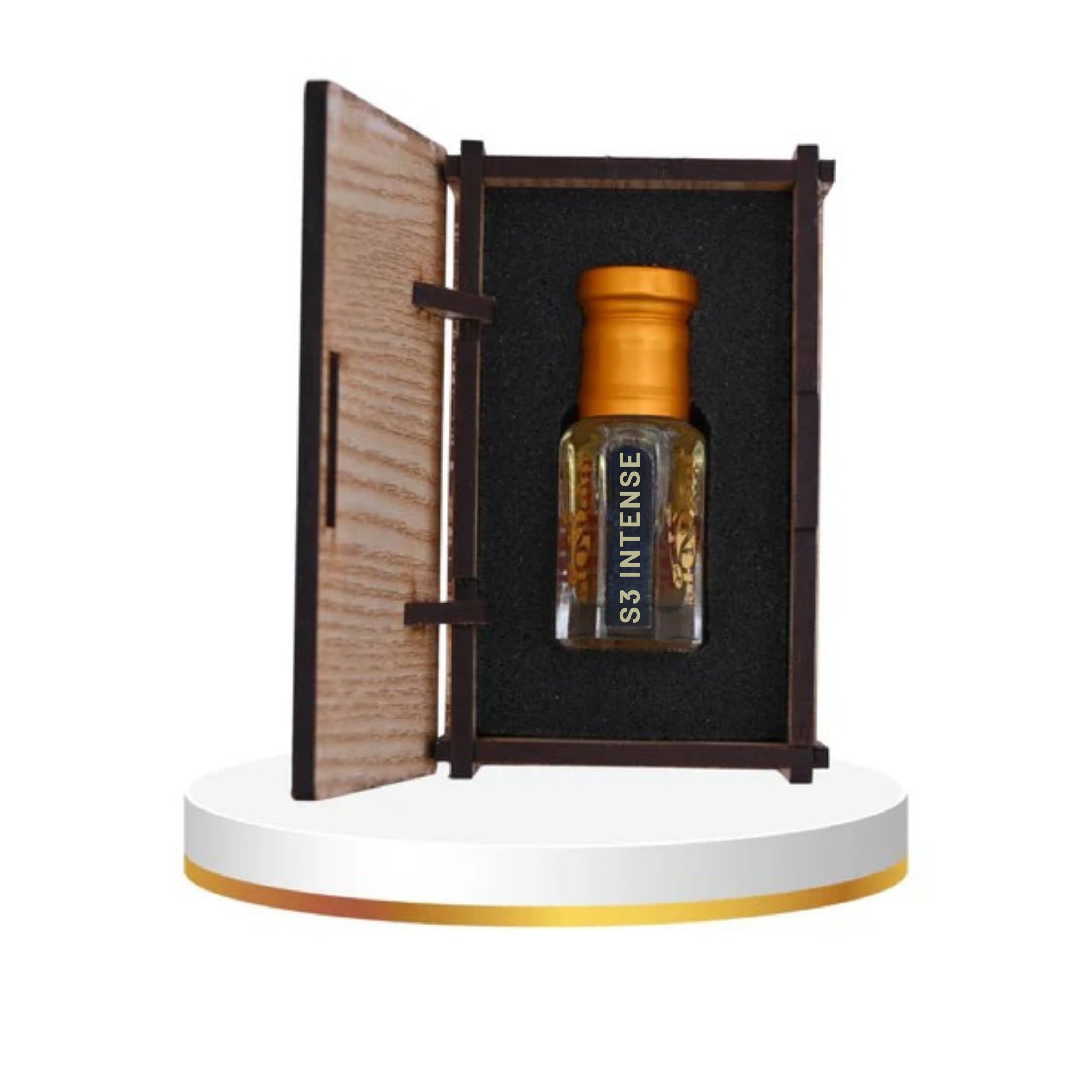 alnaqi fragrances Intense Attar |Perfume Oil Unisex | Alcohol-Free Arabian Attar Roll-On | Long-Lasting Concentrated Perfume Oil with Spicy, Woody & Amber Notes