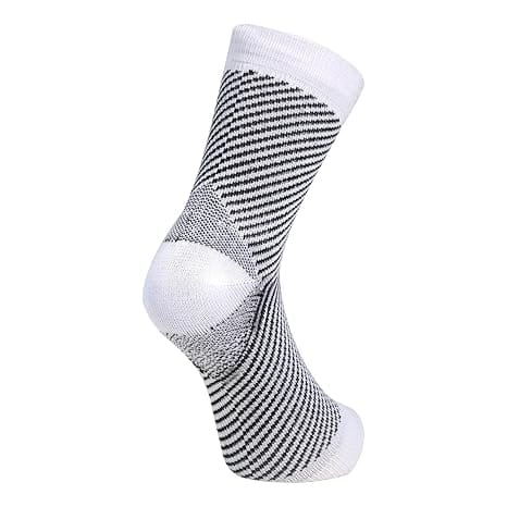 USOXO Neuro Sock | Open Toe Compression Ankle Foot Sleeves | Non-Toxic Orthopedic Neuropathy Socks | Sports Nano Brace for Arch Support Swelling Heel Pain Injury Recovery Women & Men (P-4)