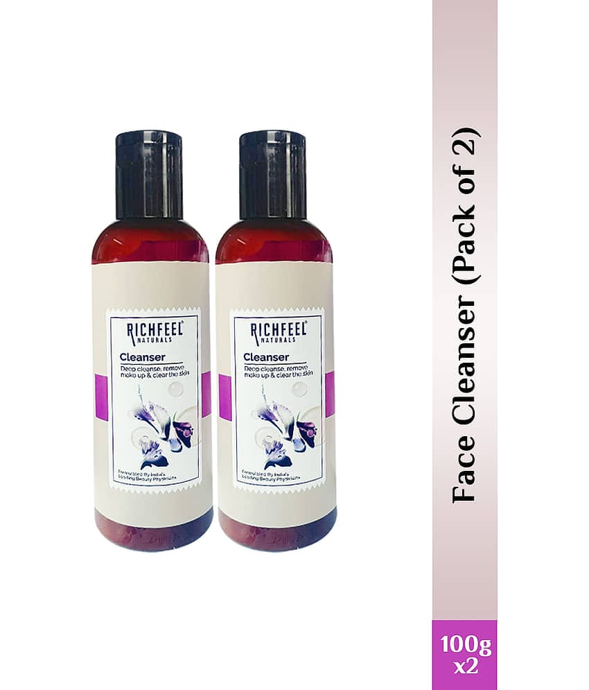 Richfeel - Daily Use Face Cleanser For Normal Skin 200 g ( Pack of 2 )