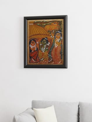 The Royal Trio Patachitra Art