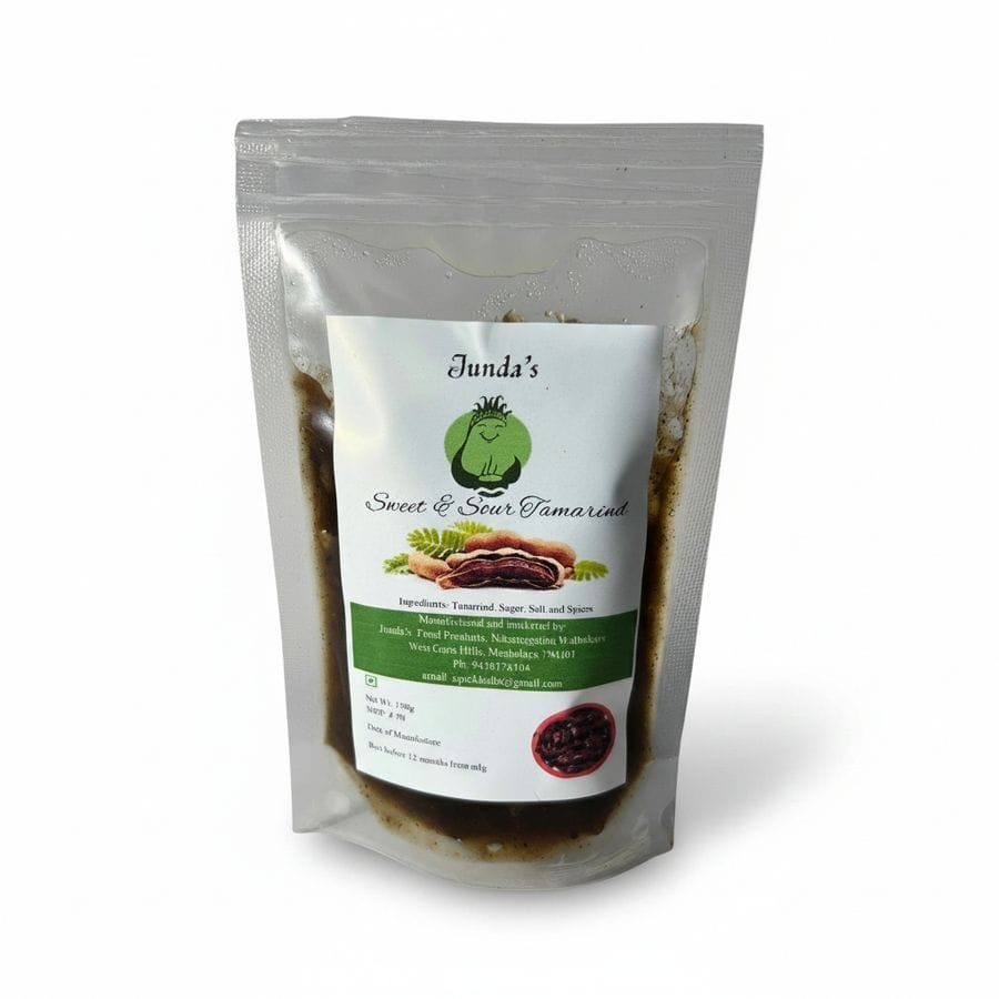 Junda's Sweet & Sour Tamarind - 150 gm - One plastic pouch