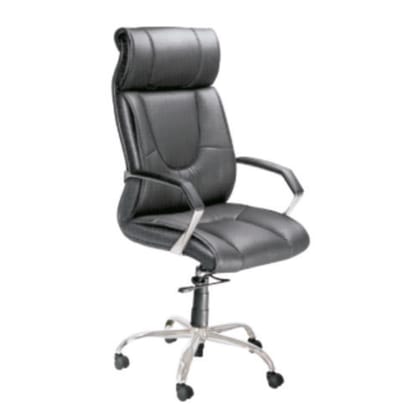 Next to Boss - Leatherette Revolving Chair With Cushioned Handle & Metal Base (CS-L18-HB)