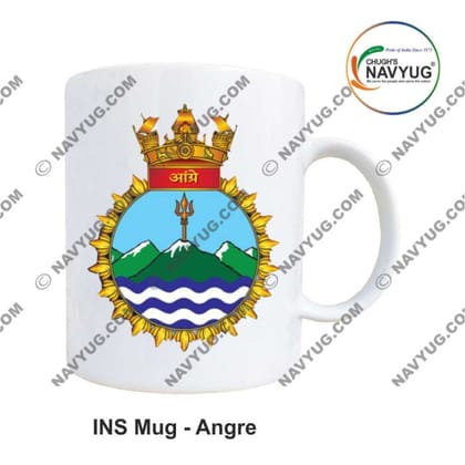 ArmyNavyAir INS Angre Ceramic Mug (350ml) | Official Indian Navy Insignia | Gift & Collectible ArmyNavyAir INS Angre Ceramic Mug (350ml) | Official Indian Navy Insignia | Gift & Collectible