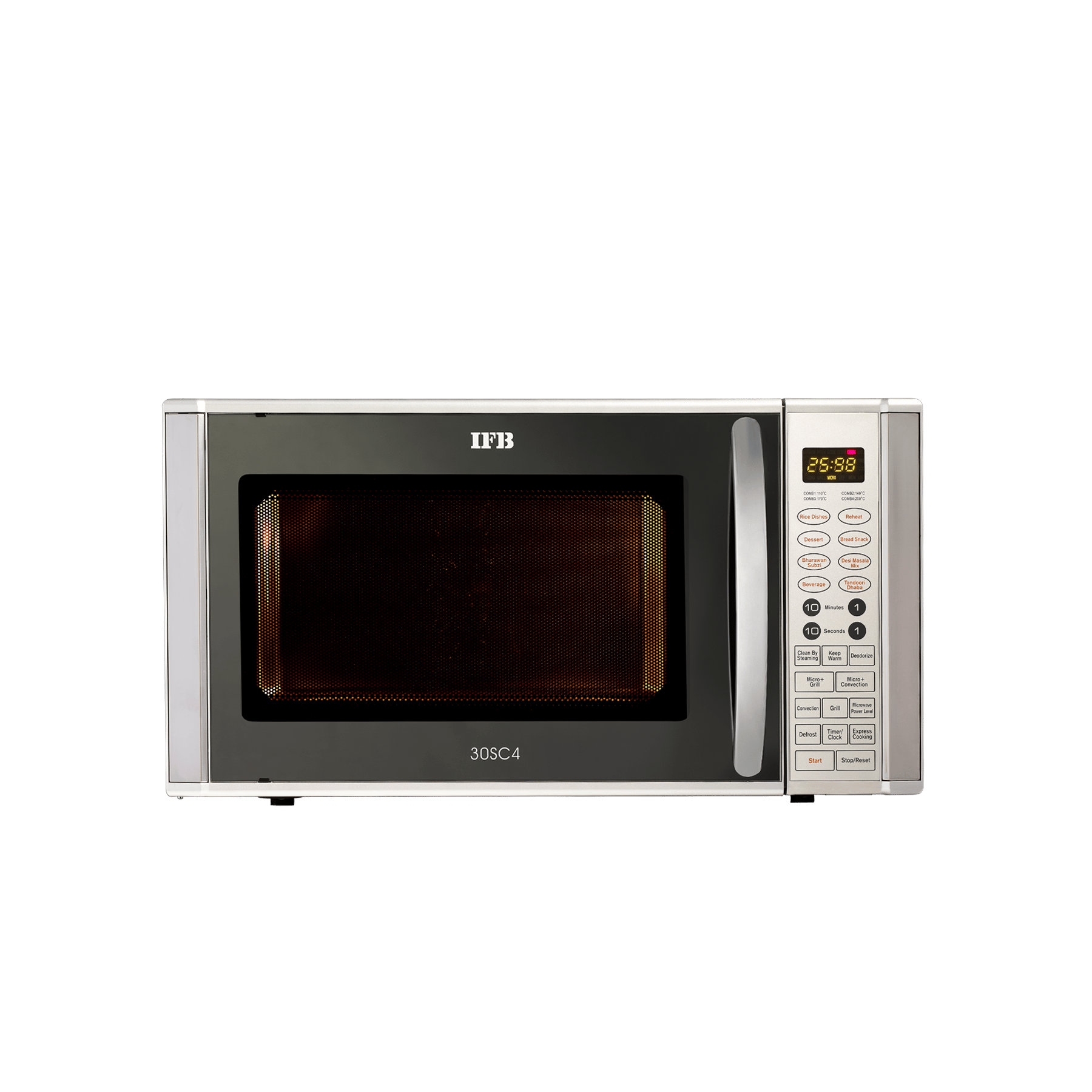 IFB 30SC4 Convection Microwave 30 L | Metallic Silver