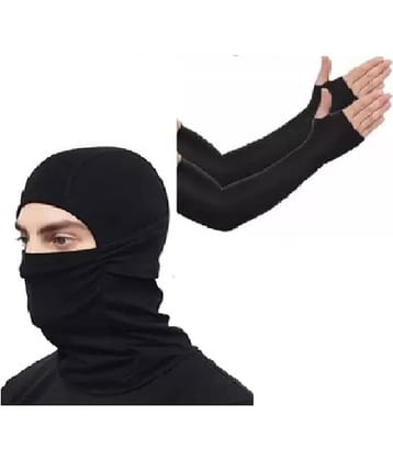 Arm Sleevs for Riding Bike & Bike Face Cover for Men & Women  (Size: Free, Balaclava)