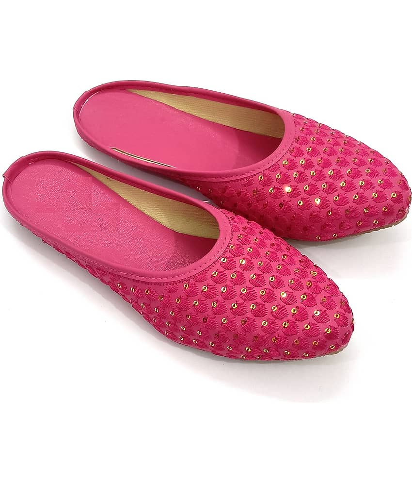 Apratim - Pink Women's Mules