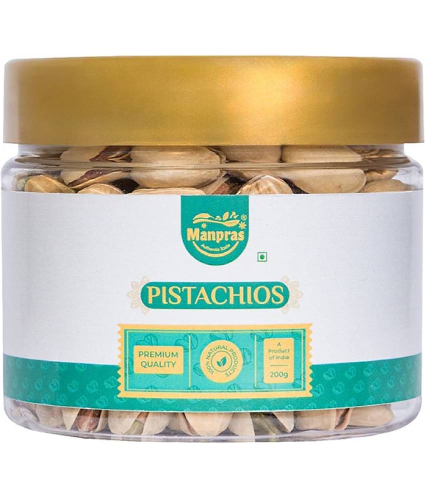 MANPRAS Premium Pistachio 200Gm (Pack of 1)