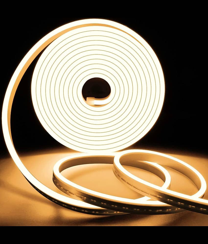 ZESTRUM Yellow 5M Neon Light ( Pack of 1 )