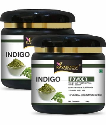 KAYABOOST Indigo Powder for black Hair (150 g), Pack of 2 (400 g)