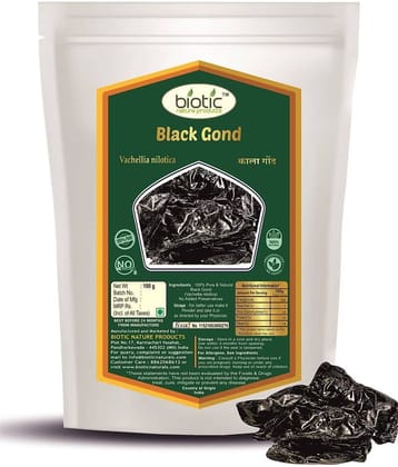 Biotic Black Gond - Black Gum - Gond Siyah - Vachellia nilotica 100 gm