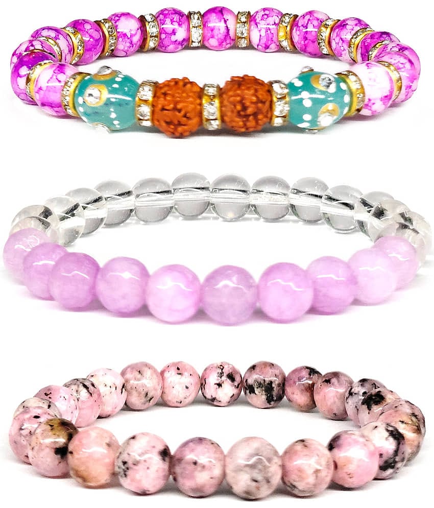 DAIVYA WELLNESS - Multicolor Bracelet ( Pack of 3 )