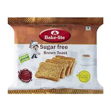 BAKE-LITE SUGAR FREE BROWN TOAST 200GM