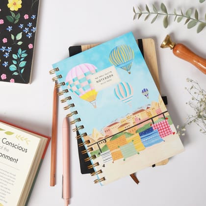 Cappadocia Hard-bound Spiral Notebook-Ruled