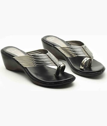 IndiForce Silver Women's Sandal Heels