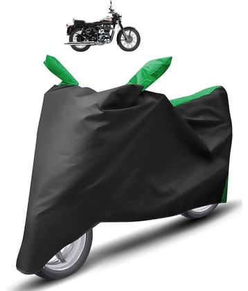 Caronix Bike Body Cover for Royal Enfield Bullet 350 ( Pack of 1 ) , Green
