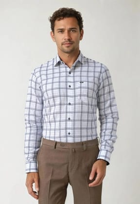 Poly-cotton Chex Shirt #41961 Poly-cotton Chex Shirt #41961