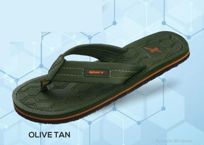 SPARX SF616 Olive Tan G No 10 Mens Slipper