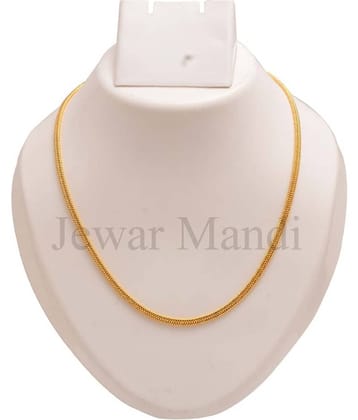 Jewar Mandi Chain Gold Plated Rich Look Long Size Latest Designer Daily Use Jewelry for Men Women, Boys Girls, Unisex