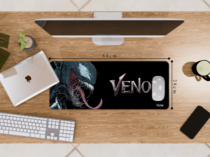 "Venom- Marvel Comic" Gaming Mousepad – Elevate Your Gaming Experience-Medium (28CM x 60CM)