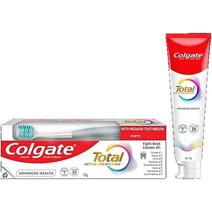 Colgate Total Advanced Health Anticavity Toothpaste + Premium (Toothpaste, 150 g)
