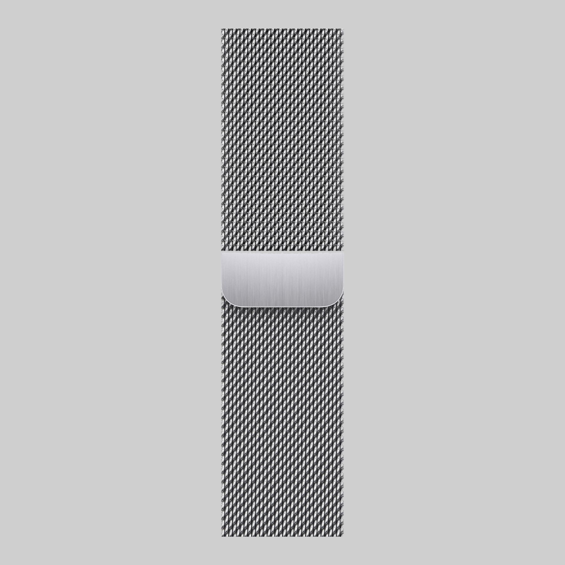 Apple Watch Melanese Mesh Strap Silver - 42/44/45/49 MM Apple Watch Melanese Mesh Strap Silver - 42/44/45/49 MM - 42/44/45/49 mm