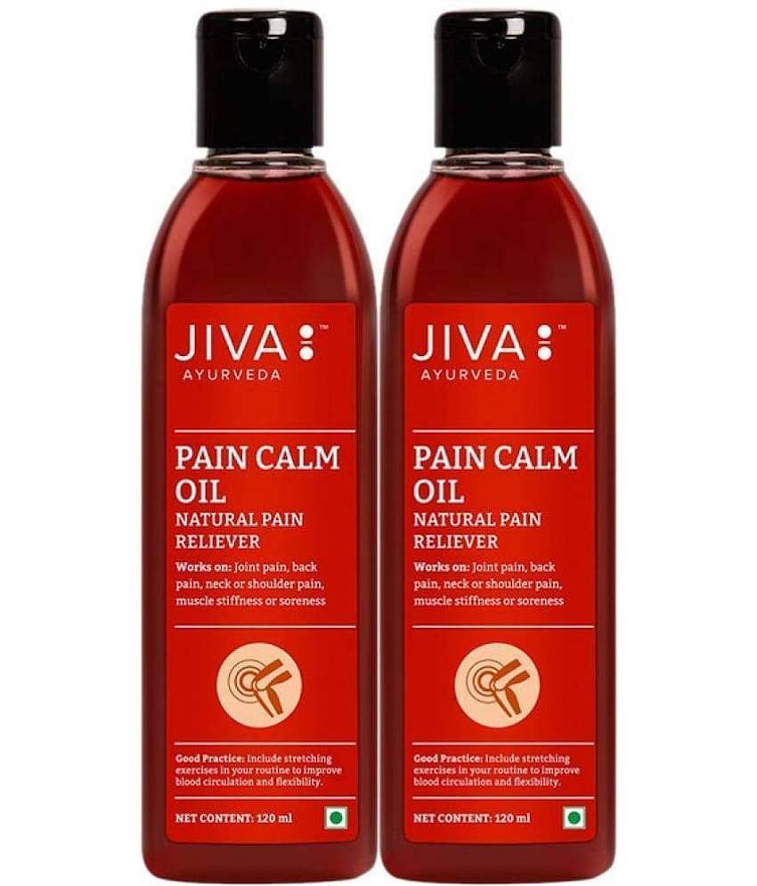 Jiva Pain Calm Oil For Joint Pain -120ml (Pack of 2)