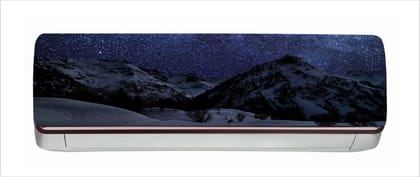 DreamKraft Beautiful Mountains View AC Sticker (Multicolor PVC Vinyl, 30cm X 91cm)