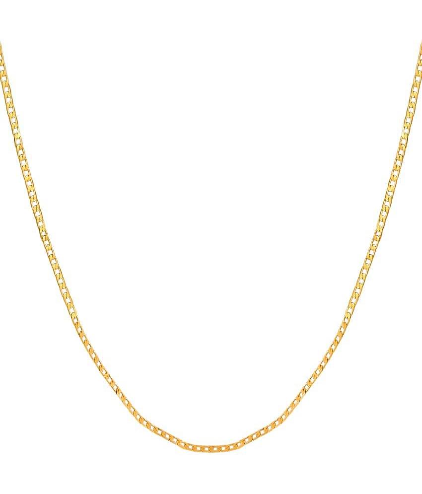 Fashion Frill Delicate Gold Plated Brass Gold Chain For Men/Boy