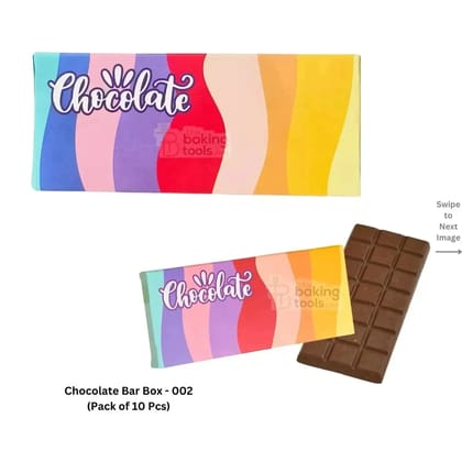 Chocolate Bar Box - (Pack of 10 Pcs) - (1635 A)