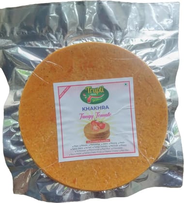 Trupti Udyog Tangy Tomato Khakhra (1kg, 6 Pieces) | Sweet & Sour Tomato Flavor | Roasted Whole Wheat Crisps | Light Diet Snack