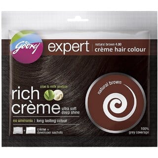 Godrej Rich Creme Natural Brown 4.0 Hair Colour - 20g+20ml
