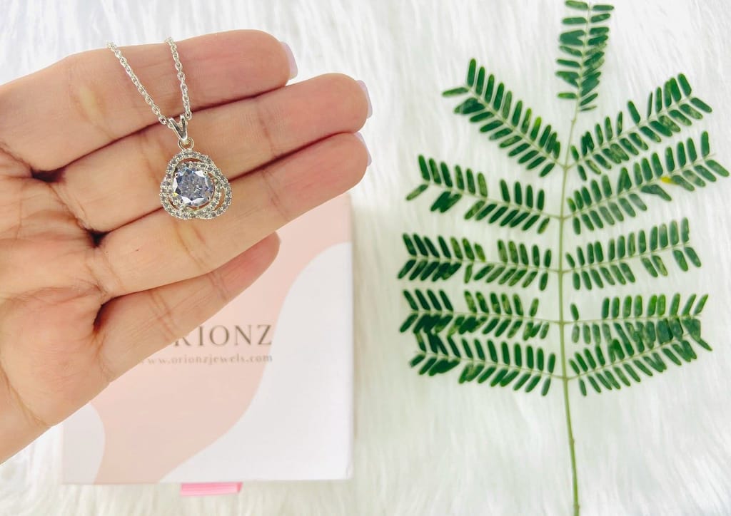 Twisted Together Solitaire Necklace