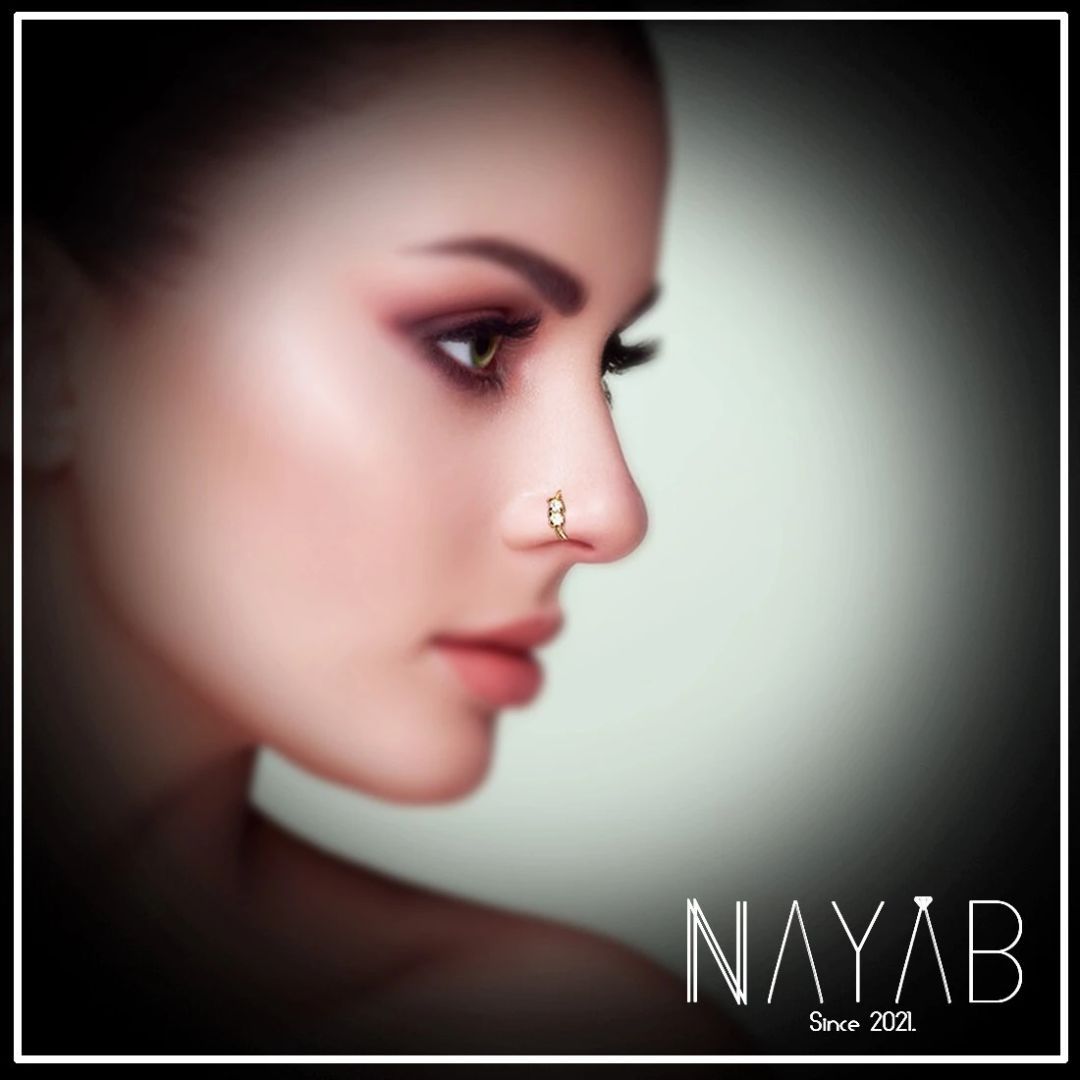 Elegant Nugget Nose Ring