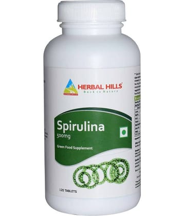 Herbal Hills Spirulina Tablet 120 No.S Pack of 1