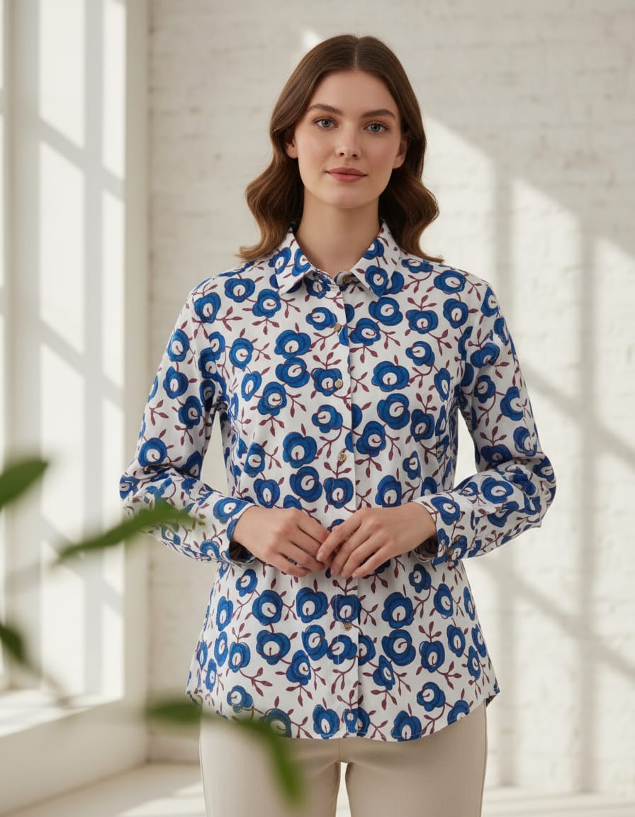 COTTON SHIRT FOR WOMEN Rajasthani Traditional. .